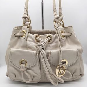 Michael Kors Beige Shoulder Bag